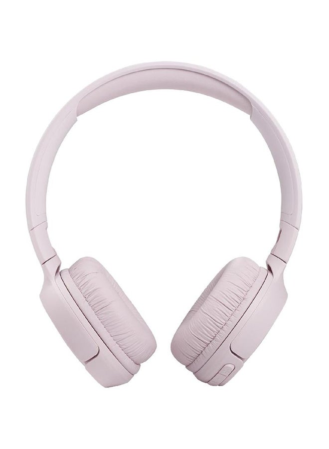 JBL Tune 510Bt Wireless On-Ear Headphones - Pure Bass - 40H Battery - Speed Charge - Fast Usb Type-C - Foldable Rose - Image 4