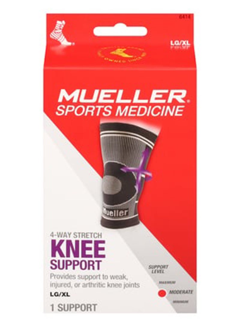 Mueller 4-Way Stretch Knee Support LG/XL 6414 - Image 1