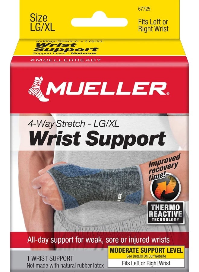Mueller 4-Way Stretch Knit Wrist Support LG/XL 67725 - Image 4