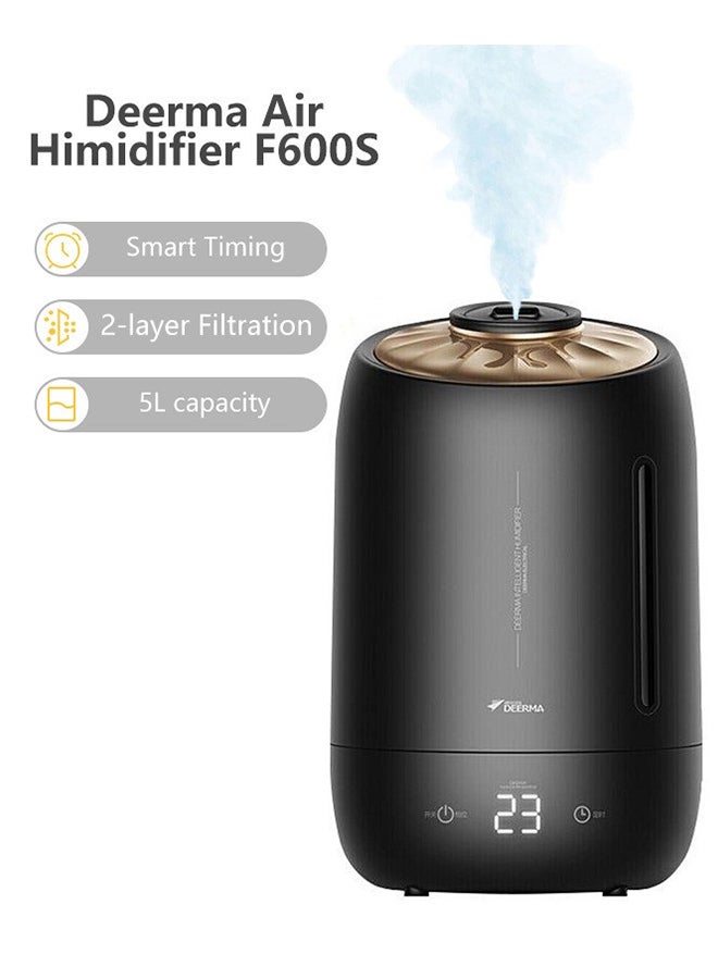 Compact High Mist Humidifier with Double Water Inlet Designed Mist Maker Timing Function Constant Humidity for Home and Office Black - pnsku/N50577447A/45/_/1739776453/329f76c4-ccc9-4571-ab59-912ee52d3370