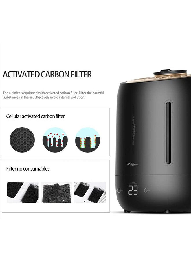 Compact High Mist Humidifier with Double Water Inlet Designed Mist Maker Timing Function Constant Humidity for Home and Office Black - pnsku/N50577447A/45/_/1739776454/9ab47881-86fc-427b-a629-2753ee090cf2