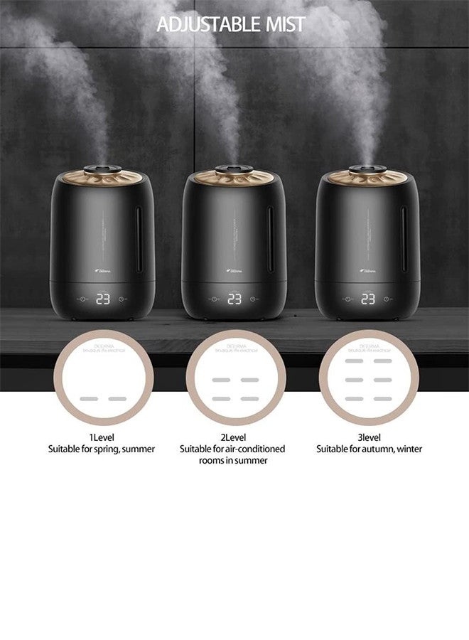 Compact High Mist Humidifier with Double Water Inlet Designed Mist Maker Timing Function Constant Humidity for Home and Office Black - pnsku/N50577447A/45/_/1739776455/7bf969fb-f59b-4505-bc5e-f02b5aa76165