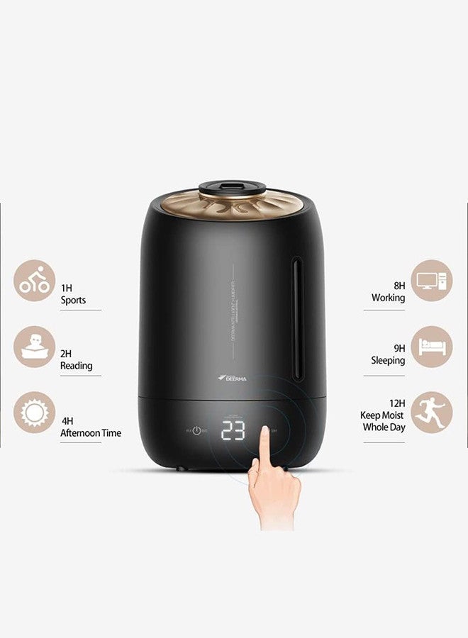 Compact High Mist Humidifier with Double Water Inlet Designed Mist Maker Timing Function Constant Humidity for Home and Office Black - pnsku/N50577447A/45/_/1739776458/298584a0-da14-4d92-adb7-b6e6d63a629f