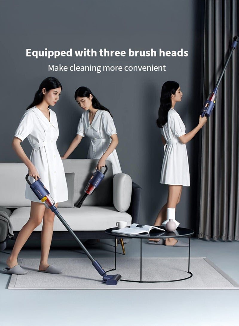 Deerma Ultra Light Handheld Cordless Vacuum Cleaner 0.6 L 160 kW VC811 Blue/Black - Image 2