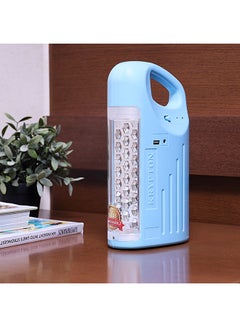 KRYPTON Rechargeable LED Lantern/Energy Efficient Design/Extended Battery Life With USB And Solar Input/Compact, Portable And Light-Weight Design With Overcharge Protection/Perfect For Indoor And Outdoor Use Light Blue 12x8x32cm  - Image 5