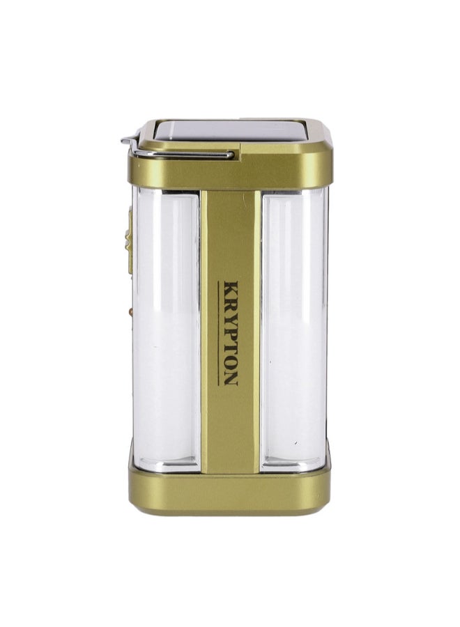 KRYPTON - Attractive Rechargeable Emergency LED Golden & White 10x10x35cm - Image 1