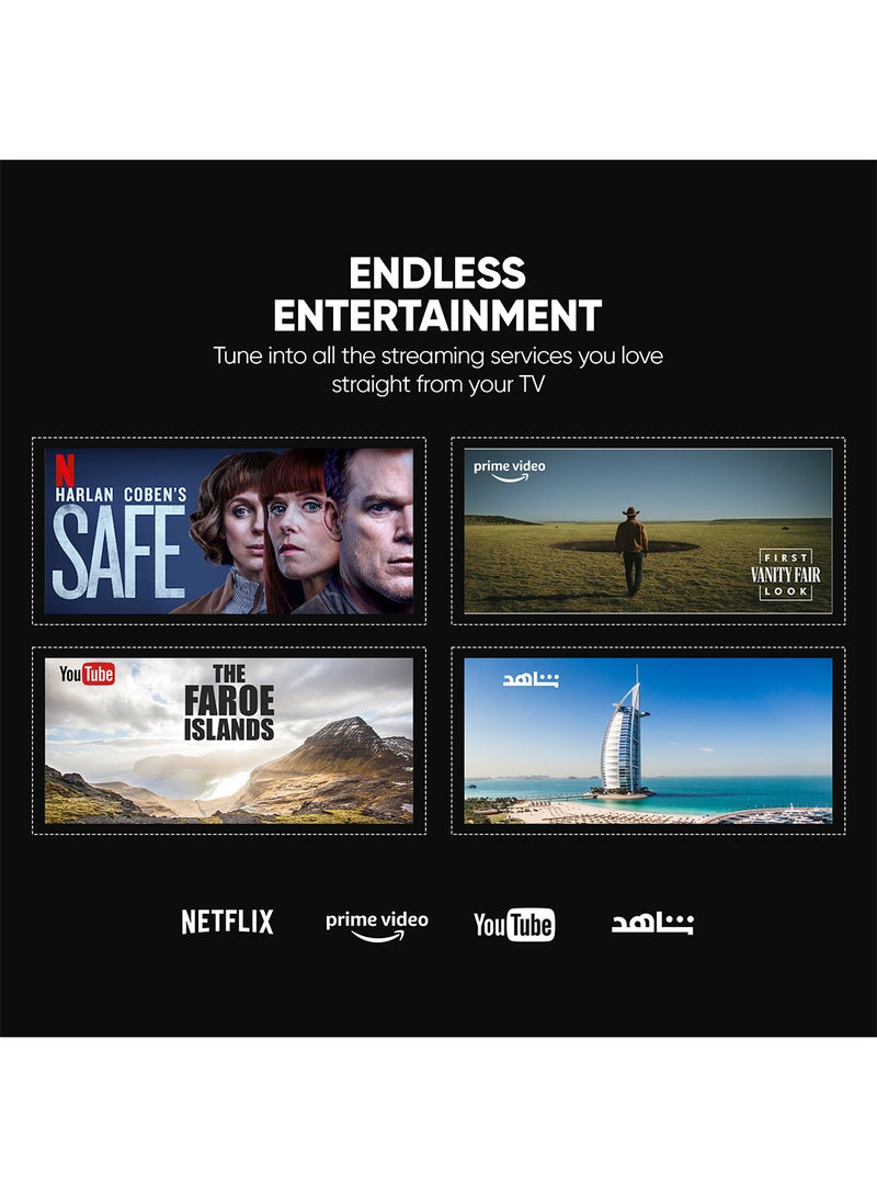 NIKAI - 75 Inch UHD LED WebOS Smart Tv Platinum Series, Magic Remote, Cinema Screen Design 4K Ultra HDR, Dolby Audio, Smart Voice Control, Apps YouTube, Netflix, Shahid NIK75MEU4STN Grey - Image 1