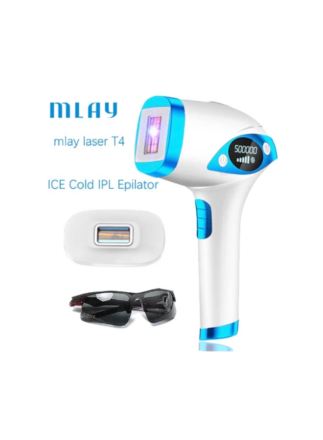 T4 Ice Cooling Laser Hair Removal Device Blue/White 3.6cm - pnsku/N50582564A/45/_/1711629762/c58f2ca4-e1e0-4e1c-9062-306f6a0a273e