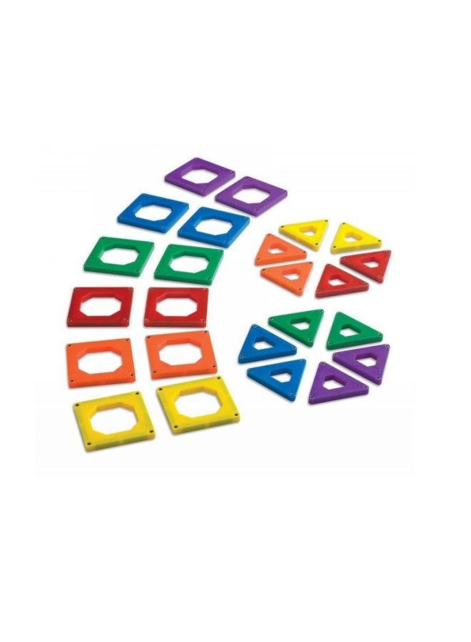 Discovery Toy Magnetic Tiles 24PCS ‎22.86 x 22.86 x 7.11cm - Image 5
