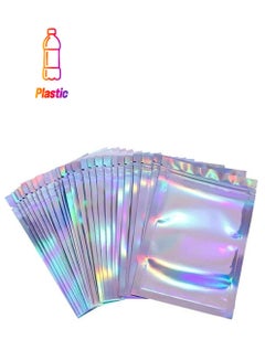 100-Piece Food Storage Bags Multicolour 13x8.5cm
