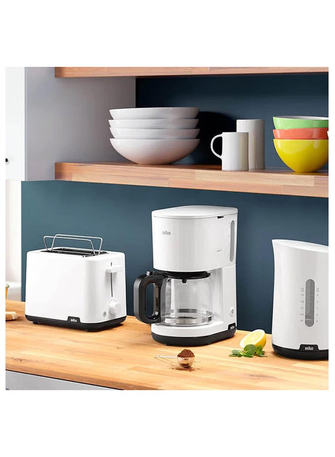 BRAUN Breakfast 1 Water Kettle, 2200W, 1.7L, Washable, Anti Scale Filter, WK1100, White 1.7 L 2200 W WK1100WH White - Image 5