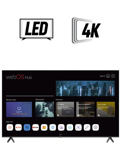 85 inch 4K UHD Powered By WebOS Metal Frame with Magic Remote and Dolby Audio , Bluetooth LT-85N7125 black