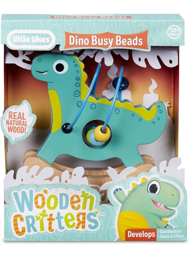little tikes Wooden Critters Busy Beads Dino  - Image 4