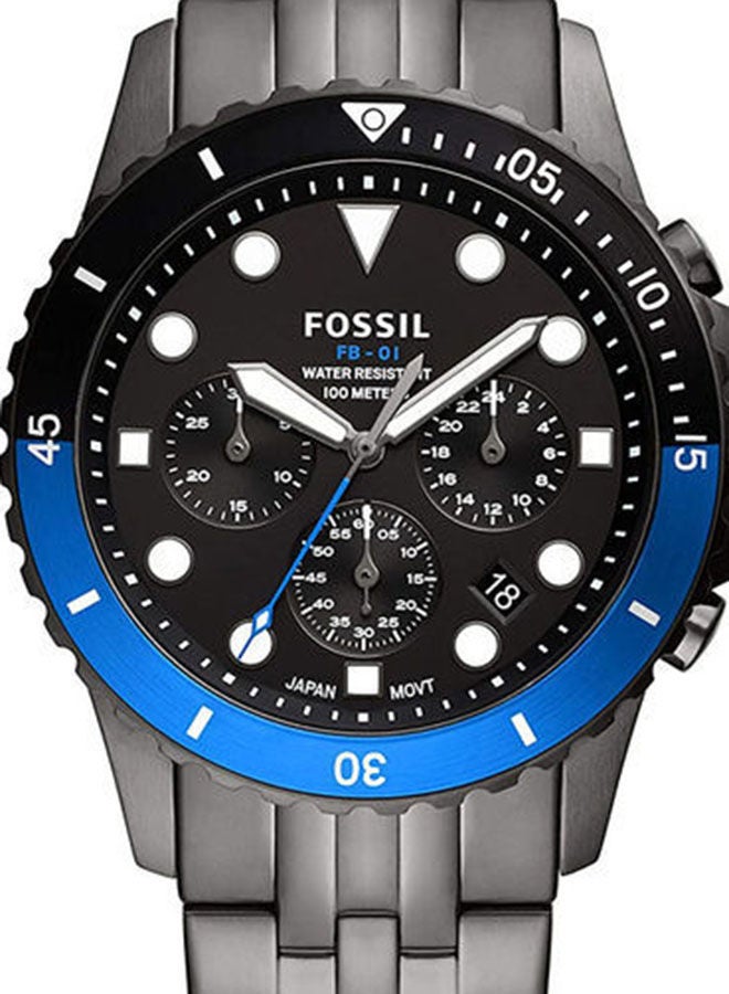 FOSSIL Men's Water Resistant Chronograph Watch FS5835 - Image 5