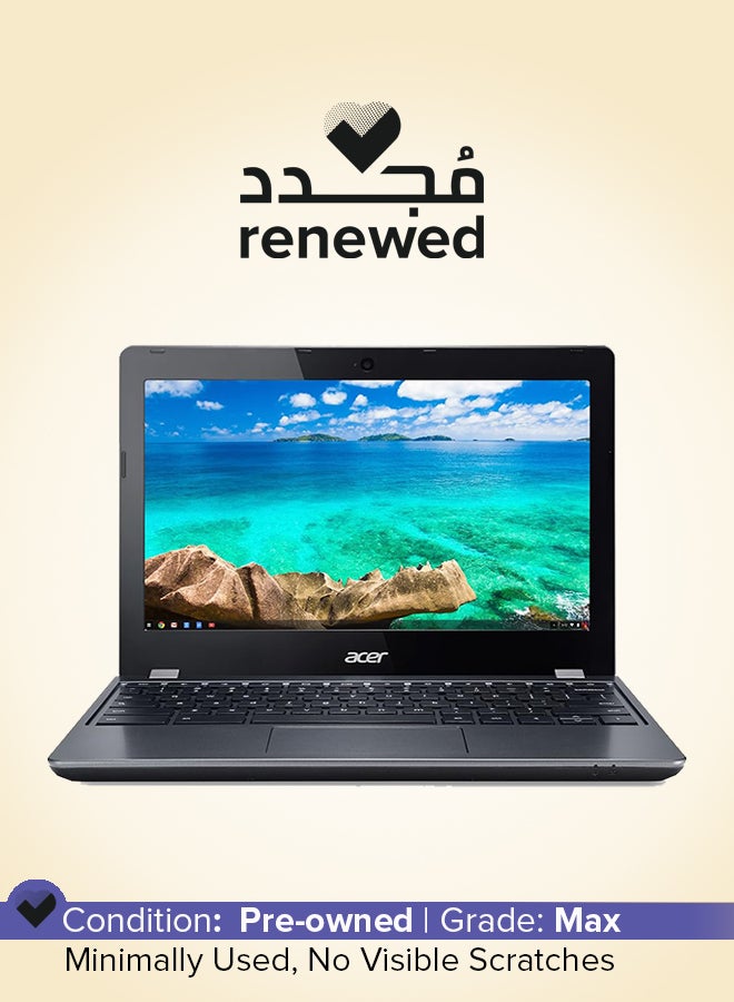 Acer - Renewed - C740 ZHN (2013) Laptop With 11.6-Inch Display,Intel Celeron Processor/2nd Gen/4GB RAM/16GB eMMC/Integrated Graphics English Grey - Image 1