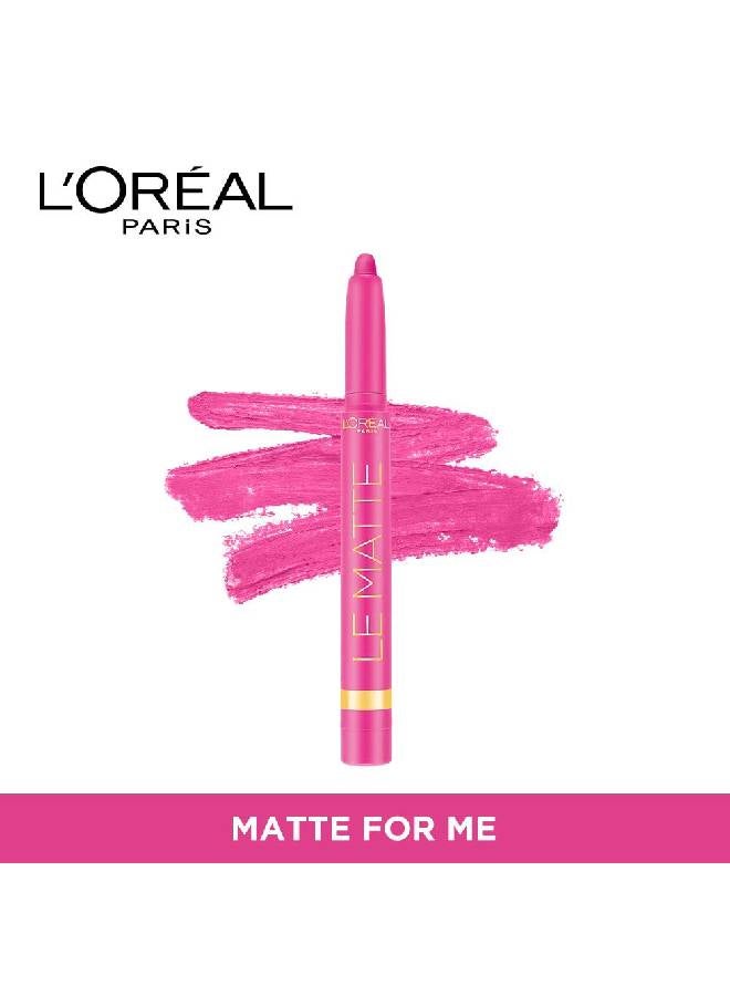 لوريال باريس ملون الشفاه لو مات وردي