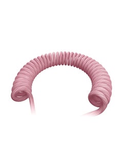 RAZER Razer PBT Keycap + Coiled Cable Upgrade Set Colored Doubleshot PBT Keycaps with Matching Cable - Quartz Pink  - Image 5