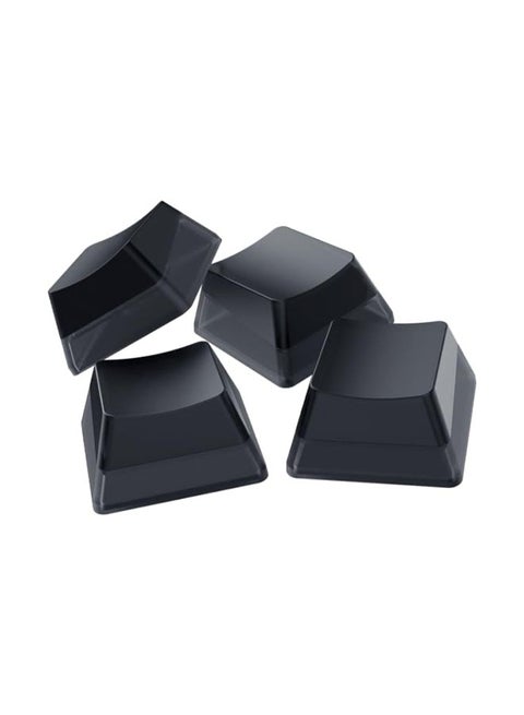Phantom Keycap Upgrade Set Unique Stealth Pudding Design for Shine-through Razer Chroma RGB Lighting - Black