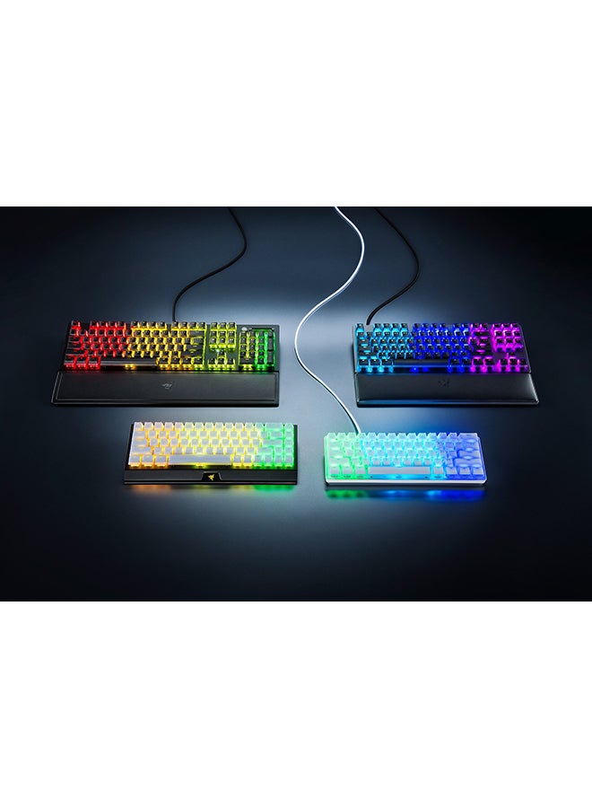 RAZER - Phantom Keycap Upgrade Set Unique Stealth Pudding Design for Shine-through Razer Chroma RGB Lighting - Black - Image 1