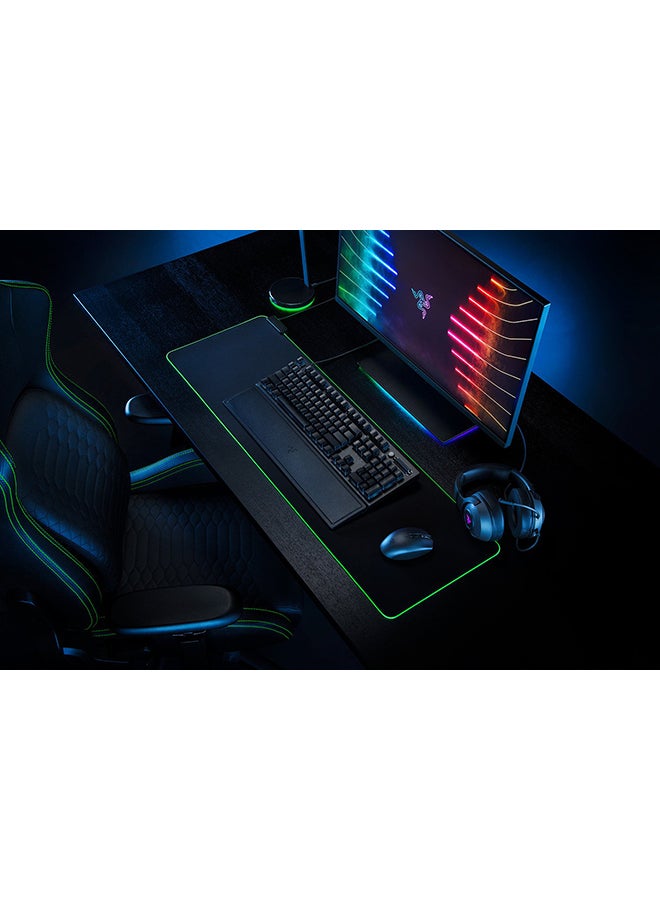 RAZER - Phantom Keycap Upgrade Set Unique Stealth Pudding Design for Shine-through Razer Chroma RGB Lighting - Black - Image 1