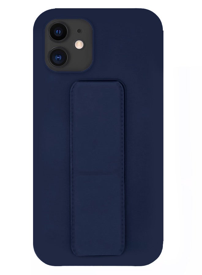 MARGOUN - Protective Case Cover With Finger Grip Stand For iPhone 12 Pro/12 Blue - Image 1