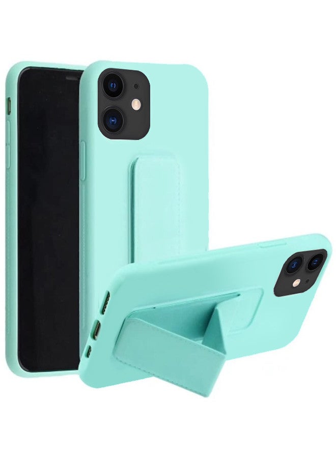 MARGOUN Protective Case Cover With Finger Grip Stand For Apple iPhone 11 Green - Image 1