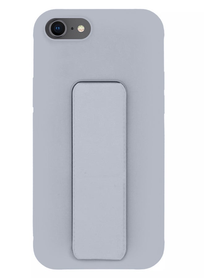 MARGOUN Protective Case Cover With Finger Grip Stand For Apple iPhone SE 2020 Grey - Image 1