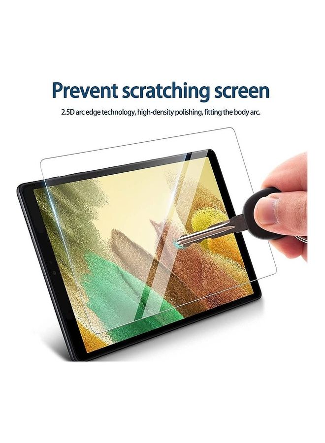 لاصقة حماية للشاشة من الزجاج المقوى لجهاز سامسونج جالاكسي تاب A7 لايت 8.7بوصة شفاف - Image 5