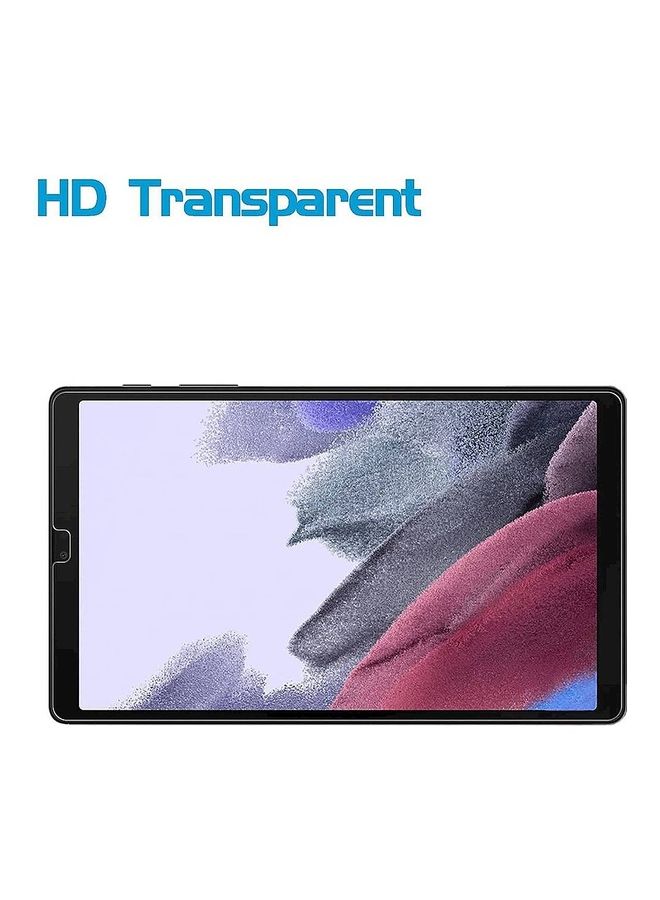 لاصقة حماية للشاشة من الزجاج المقوى لجهاز سامسونج جالاكسي تاب A7 لايت 8.7بوصة شفاف - Image 3