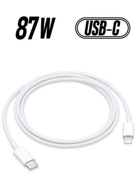 Usb-C To Lightning Data Cable White