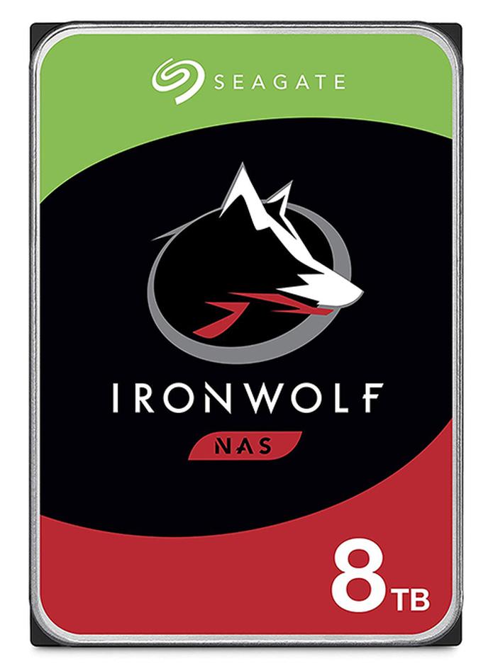 Seagate IronWolf 8TB NAS Hard Drive 7200 RPM 256MB Cache SATA 6.0Gb/s CMR 3.5" Internal HDD for RAID Network Attached Storage | ST8000VN004 8 TB - Image 1