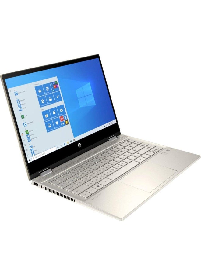 HP - Pavilion x360 2-in-1 (Upgraded Version) Laptop With 14-Inch Touch-Screen Full HD Display, 11th Gen Core i5 Processer/8GB RAM/256GB SSD/Intel UHD Graphics/Windows 10 /International Version English Warm Gold - Image 1