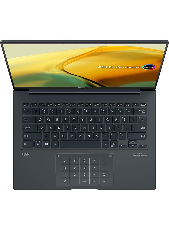ASUS - Zenbook Q410VA-EVO (Upgraded Version) Laptop With 14.5-Inch Display, Core i5-13500H Processor/8GB RAM/512GB SSD/Intel Iris Xe Graphic/Windows 11 Pro English/Arabic Black - Image 1