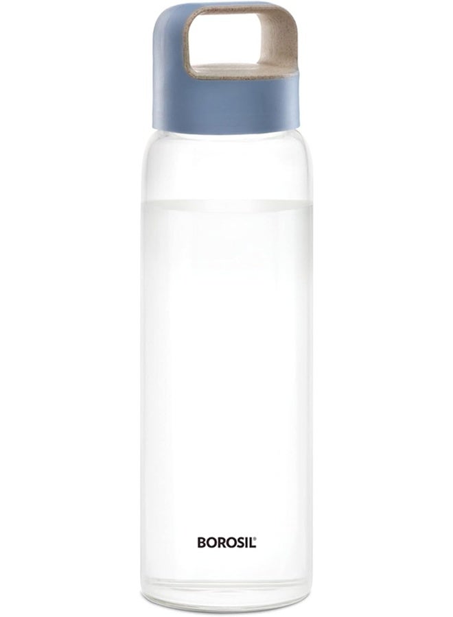 Borosil Crysto Glass Water Bottle Clear 750ml - Image 5