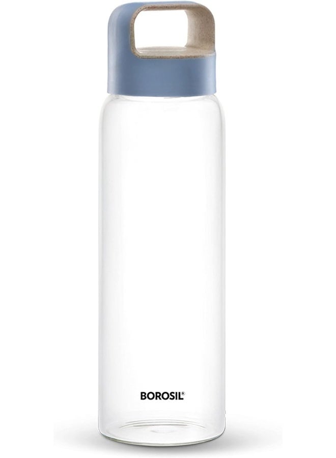 Borosil Crysto Glass Water Bottle Clear 750ml - Image 2