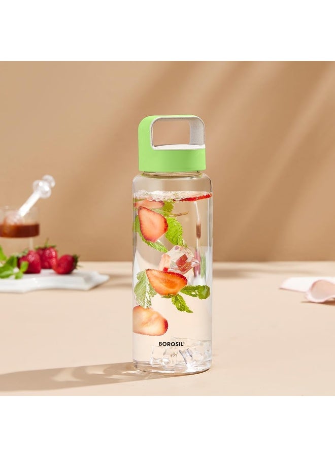 Borosil Crysto Glass Water Bottle Clear 750ml - Image 2