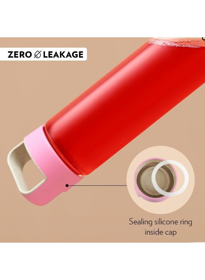 Borosil Neo Glass Water Bottle, 550 ml, Stylish & Transparent Clear 550ml - Image 5