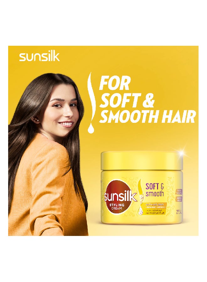 Sunsilk - Soft & Smooth Styling Cream, Activ Infusion Protein Builder & Nourishing Oil, 275ml - Image 1