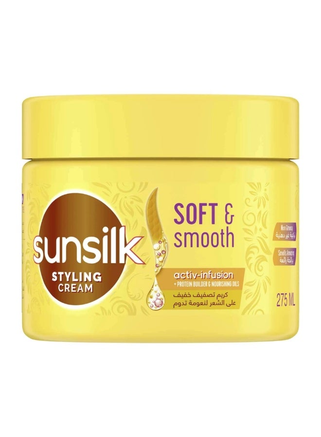 Soft & Smooth Styling Cream, Activ Infusion Protein Builder & Nourishing Oil, 275ml - pnsku/N50649521A/45/_/1734582226/83b1c2e0-9c55-401d-8f56-fef893c97582