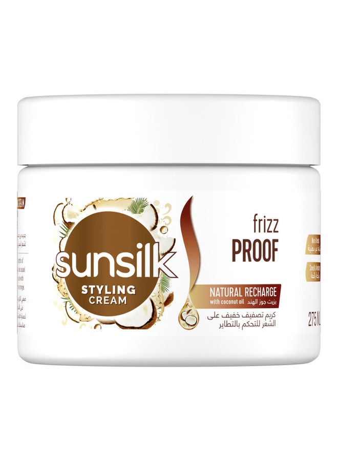 Sunsilk Friz Free Coconut Hair Cream White 275ml - Image 1