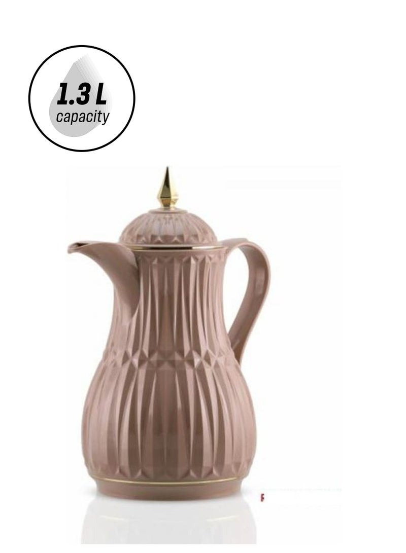 Rose Attractive Thermos With Modern Design Brown 17 x 12 x 25cm - Image 1