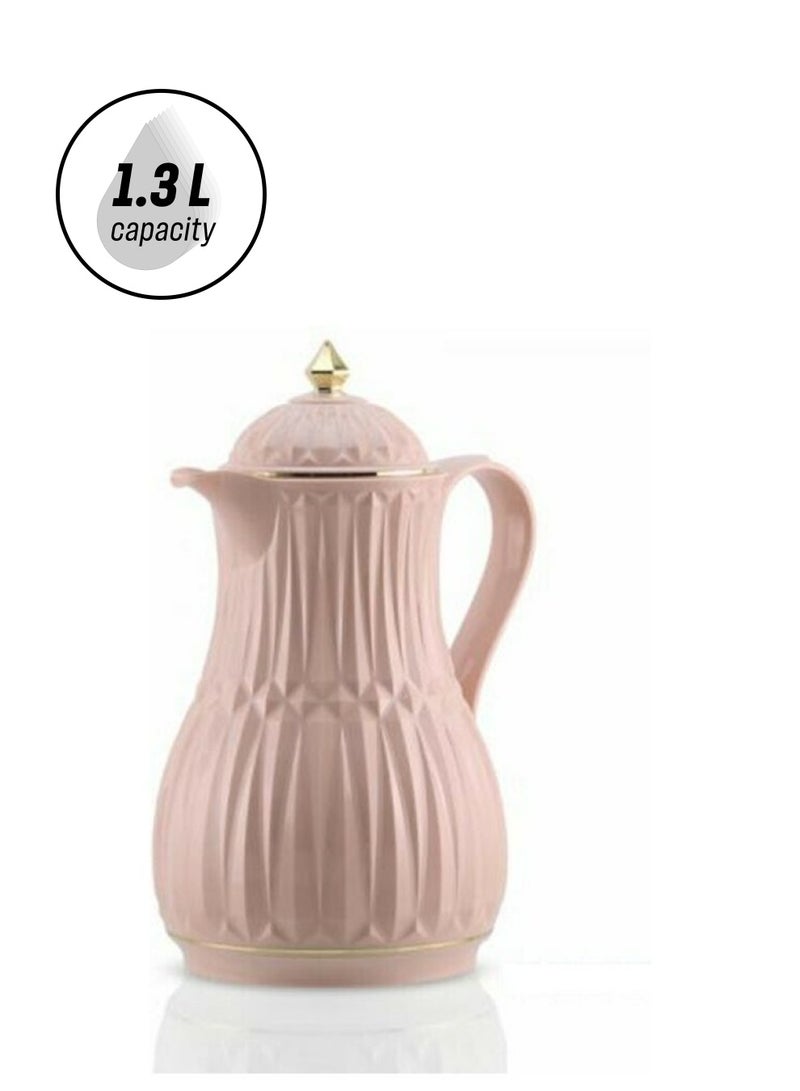 Rose Attractive Thermos With Modern Design Beige 17x12x25cm - Image 1