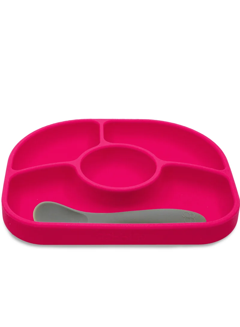 bbluv YÃ¼mi Anti-Spill Silicone Suction Plate & Spoon Set â€“ BPA-Free, Baby & Toddler Feeding Dish â€“ Microwave & Dishwasher Safe