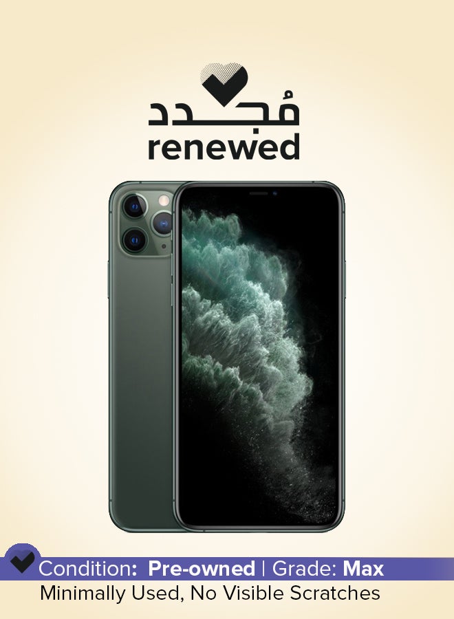 Apple Renewed - iPhone 11 Pro Max Midnight Green 64GB 4G With Facetime - Image 1