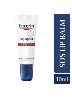 Eucerin Aquaphor Sos Lip Repair Lip Balm Moisturizing Effect For Dry And Cracked Lips 10ml  - Image 1
