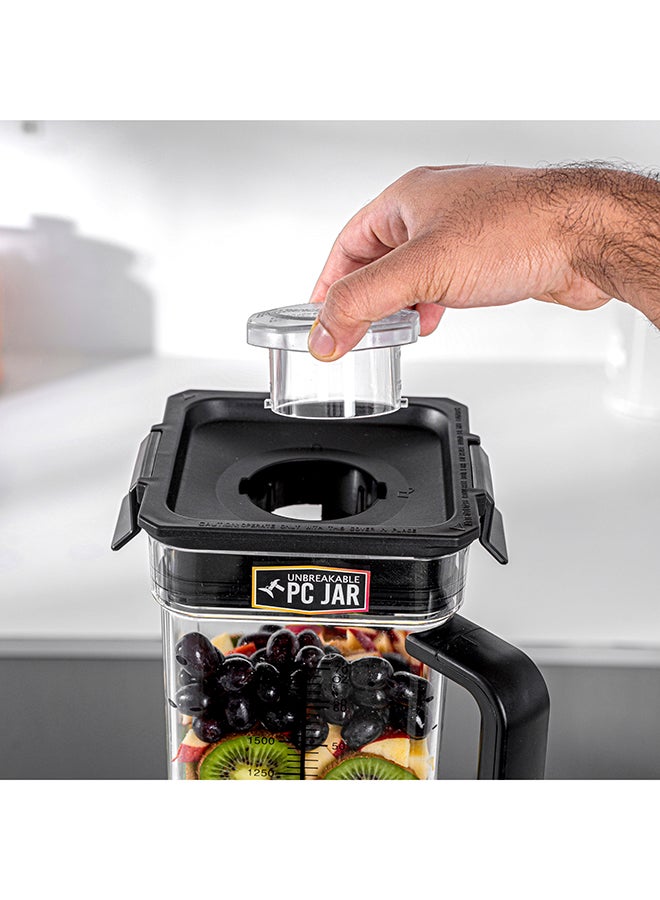 GEEPAS - Professional Blender, Powerful Motor - Various Speed Options, Unbreakable PC Jar, Stainless Steel 6 Leave Blade, Countertop Blender for Milkshake Fruit Smoothie Maker 2 L 2000 W GSB44078N Black - Image 1