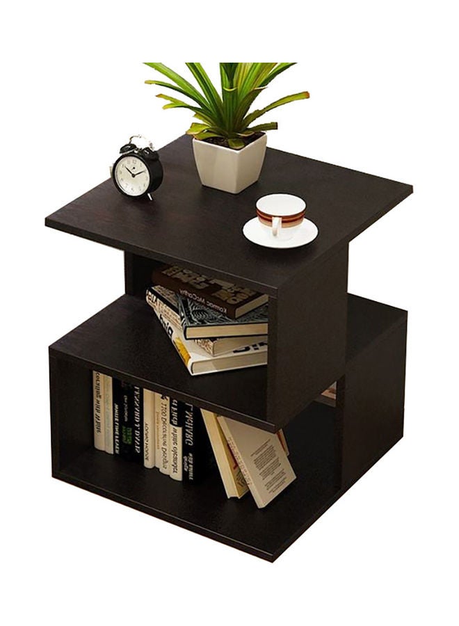 MODERN HOME Wood End Table Black 40x40x43cm - Image 2