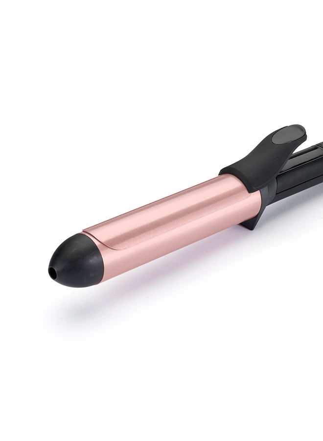 BaByliss Hair Curling Iron Extensive Wide Reach 32mm Curling Tong Barrel  Ultra-Fast Heat With Led And 6 Temperature Setting 160°C-210°C 2.5m Ceramics Swivel Cord Rose Quartz 32mm - Image 3