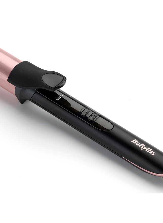 BaByliss Hair Curling Iron Extensive Wide Reach 32mm Curling Tong Barrel  Ultra-Fast Heat With Led And 6 Temperature Setting 160°C-210°C 2.5m Ceramics Swivel Cord Rose Quartz 32mm - Image 4