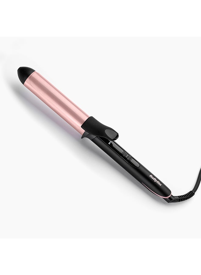 BaByliss Hair Curling Iron Extensive Wide Reach 32mm Curling Tong Barrel  Ultra-Fast Heat With Led And 6 Temperature Setting 160°C-210°C 2.5m Ceramics Swivel Cord Rose Quartz 32mm - Image 2